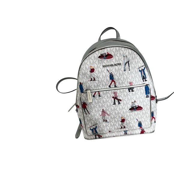 Michael  Adina Kors Gray Backpack - Picture 1 of 14